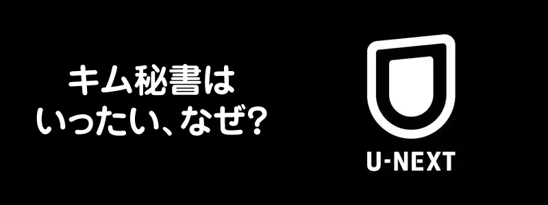 「キム秘書はいったい、なぜ？」はU-NEXT（ユーネクスト）で観れる。観れる動画配信サービスは？