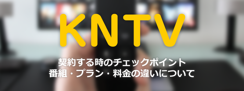 韓流チャンネルKNTVを契約する時のチェックポイント｜番組・プラン・料金の違いについて