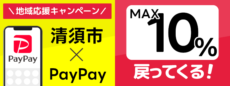 愛知県清須市でPayPayキャンペーン終了【あなたのまちを応援プロジェクト】