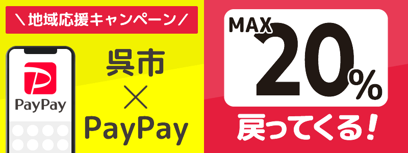 広島県呉市でPayPayキャンペーン終了【あなたのまちを応援プロジェクト】