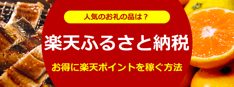 楽天ふるさと納税なら楽天ポイントがたまる【得するふるさと納税時期は？】