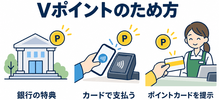 Vポイントの貯め方